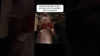 ESTE BOXEADOR SE PUSO EL VESTIDO DE SU ESPOSA #boxeo #boxeomexicano #boxing #boxingnews