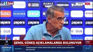 Şenol Güneş: Benim tek hesabım Trabzonspor’un başarısı.