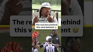 This scuffle all started with a compliment  #steelers #bengals #nfl #stories