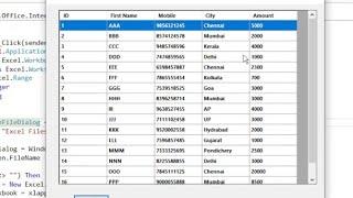 How to Import Excel file into datagridview - VB.net #datagridview