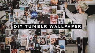 DIY Tumblr Wallpaper - Faux Wallpaper Accent Wall (2018) // Lone Fox