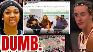 Joy Taylor has the DUMBEST Caitlin Clark Angel Reese Take in SPORTS HISTORY! Gets LAUGHED AT!