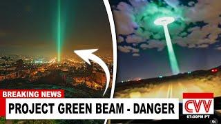 Massive PROJECT GREEN BEAM Appeared Scary UFO Encounter...