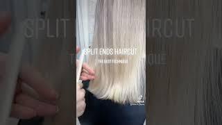 Split ends cut. Hair cut. Стрижка секущихся концов волос #lanalubeauty #tokyostylist #blondehair