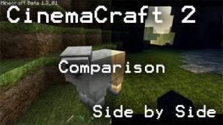 Cinemacraft 2 Side-by-Side Comparison [Minecraft]