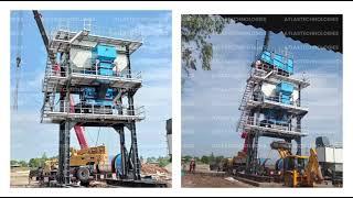 ABP 260 tph Asphalt Plant Installation in Progress - Atlas Technologies