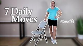 Senior Fitness | 7 Moves You Should Do Everyday For Beginners | 8 Min