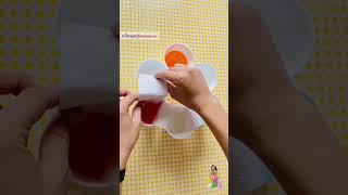 Experiment for kids! esperimenti per bambini, proprietà della capillarità #shorts