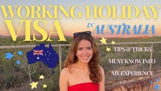 Australia WORKING HOLIDAY VISA GUIDE! I wish i got told this..