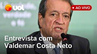 Valdemar Costa Neto ao vivo: Trump eleito, Bolsonaro inelegível, PL da anistia, direita no Brasil e+