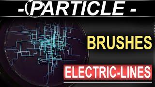 Substance-Painter: Particle Brushes (Electric-Lines)