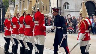 Officer SHOUTS at The King’s Guards!