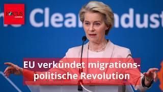 EU verkündet migrationspolitische Revolution - SPD spielt ideologischen Bremsklotz