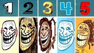 World of Trollface Quest 1, 2, 3, 4, 5 [Walkthrough 2016] | Let's Play