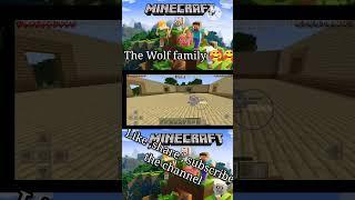 The Wolf Family |Minecraft Survival |@gamingtoinfinity3647