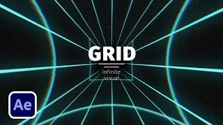 Infinite Visual Grid Effects in After Effects | Motion Graphics Tutorial