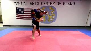 Martial Arts Center of Plano Technique of the week - cross body shoulder throw