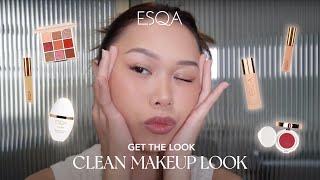 GET THE LOOK: Easy Clean Makeup Look Tutorial | ESQA Cosmetics