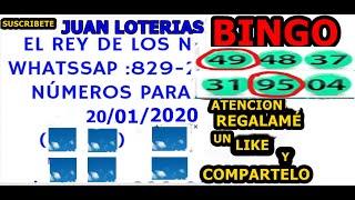 NUMEROS PARA HOY 20 ENERO | JUAN LOTERIAS EL PAPA DE LOS NUMEROS