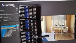 Alienware x16 Cinebench r23 I9 13900HK Benchmark repeat with Temps and high performance mode!
