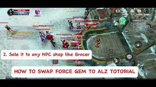 Cabal Mobile (Swap of Force Gem to Alz Easy Tutorial)