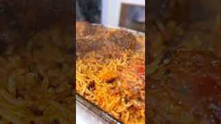 Baked Ghanaian jollof rice