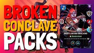 INSANE LUCK!! Best Pack Opening EVER in Splinterlands! | Conclave Arcana