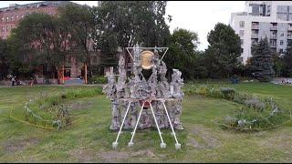 Socrates Sculpture Park Astoria Queens New York NY USA with new friends! Gotham Point South Travel