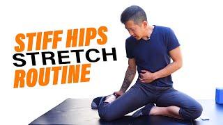 Stiff hip stretches - 5 minute hip mobility *follow along*