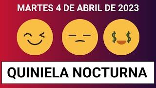 Quiniela nocturna del martes 4 de abril de 2023 [MONTEVIDEO - URUGUAY]