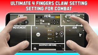 PUBG MOBILE ULTIMATE COMBAT 4 FINGERS COMBAT CLAW SETUP