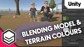 How to blend Unity terrain and model colours (Tutorial) by #SyntyStudios