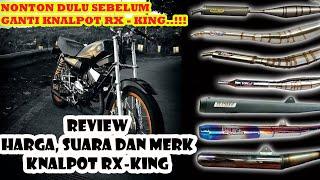 HARGA, SUARA DAN MEREK KNALPOT RACING RX KING