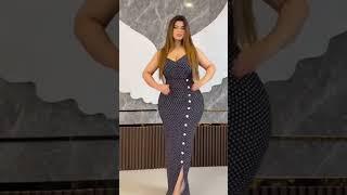 ishqam dilbar didi na|nada model|nada benchekroun|trend fashion|plus size fashion dresses#shae_gill