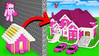 I Cheated With BARBIE GIRL HOUSE in Minecraft Build Battle!