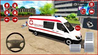 Direksiyonlu Ambulans oyunu 3D #115 American Ambulance Simulator Ambulans oyunları Android Gameplay