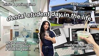 DAY IN THE LIFE OF A 4TH YEAR DENTAL STUDENT  dental school diaries