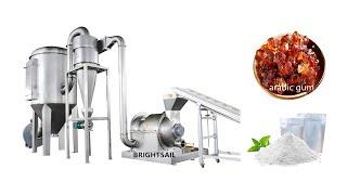 Hammer Mill Arabic Gum Grinding Machine Powder Pulverizer