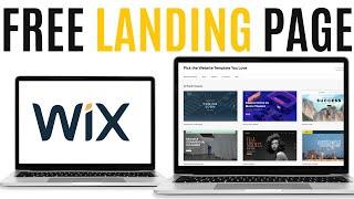 How to Create a Free Landing Page With Wix | Full Guide