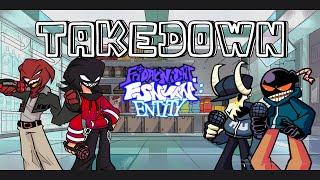 Takedown - but Agoti, Aldryx, Tabi and Whitty sings it - Friday Night Funkin'