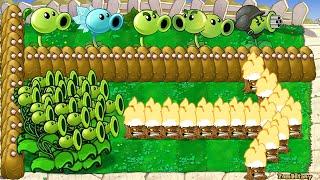 Threepeater Vs Team Pea Vs Giga Gargantuar Vs Dr Zomboss Plants Vs Zombies Battlez