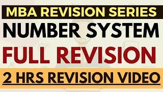 Complete Number System Revision for CAT & MBA exams in 2 hrs video | Concepts + Shortcut + Questions