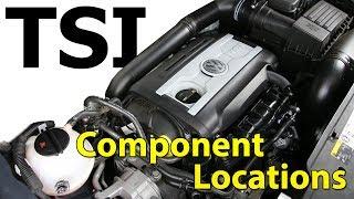 2.0t TSI VW Engine Component Location