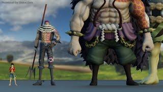 One Piece Size Comparison | 3d Animation Comparison | Real Scale Comparison (60FPS)