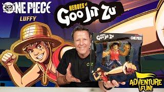 Heroes of Goo Jit Zu ONE PIECE LUFFY Ultra Goo! Adventure Fun Toy review!