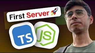 Let's Code your First Server together using NodeJS & Typescript