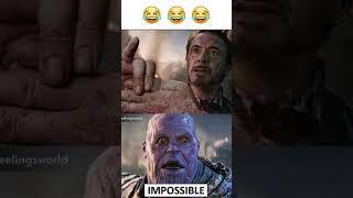 IMPOSSIBLE #thanos #hilarious