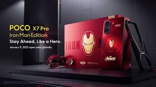 POCO X7 Pro - Iron Man Edition | Unbox an adventure like no other with Iron Man