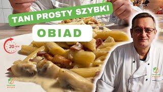 Przepis na Tani Prosty Szybki Obiad z Makaronu W 20 Minut.