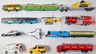 Toy Cars Collection for Toddlers with Tomica and Siku | Vehicle videos for children and Preschoolers